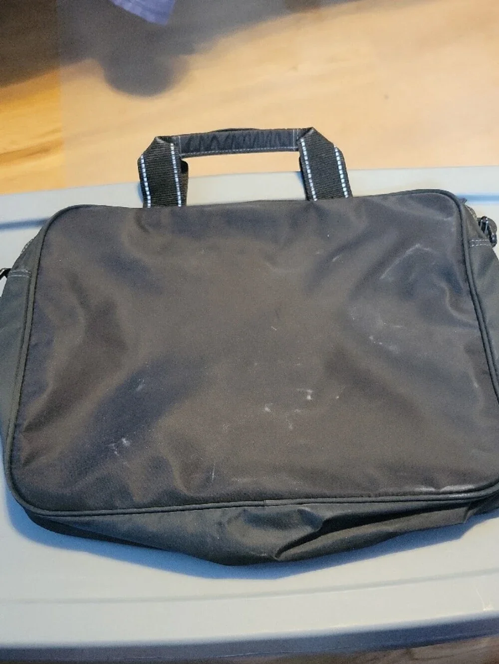 Snoopy Black Men's Briefcase-Style Laptop Bag